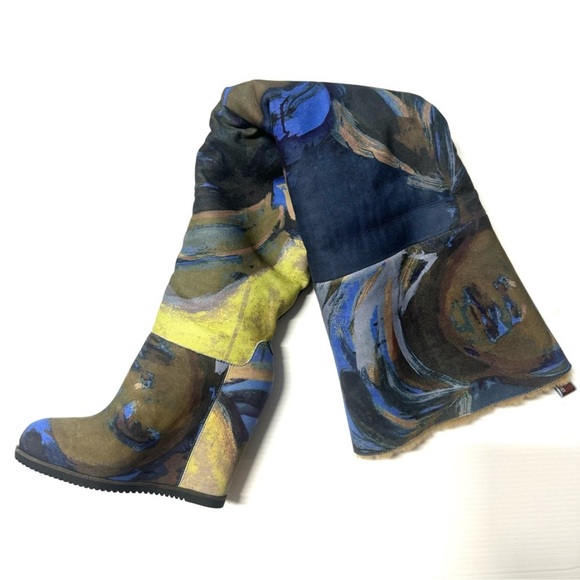 UGG X Claire Tabouret Otk Over The Knee Print Women’s Boots Size 8 - Picture 5 of 10